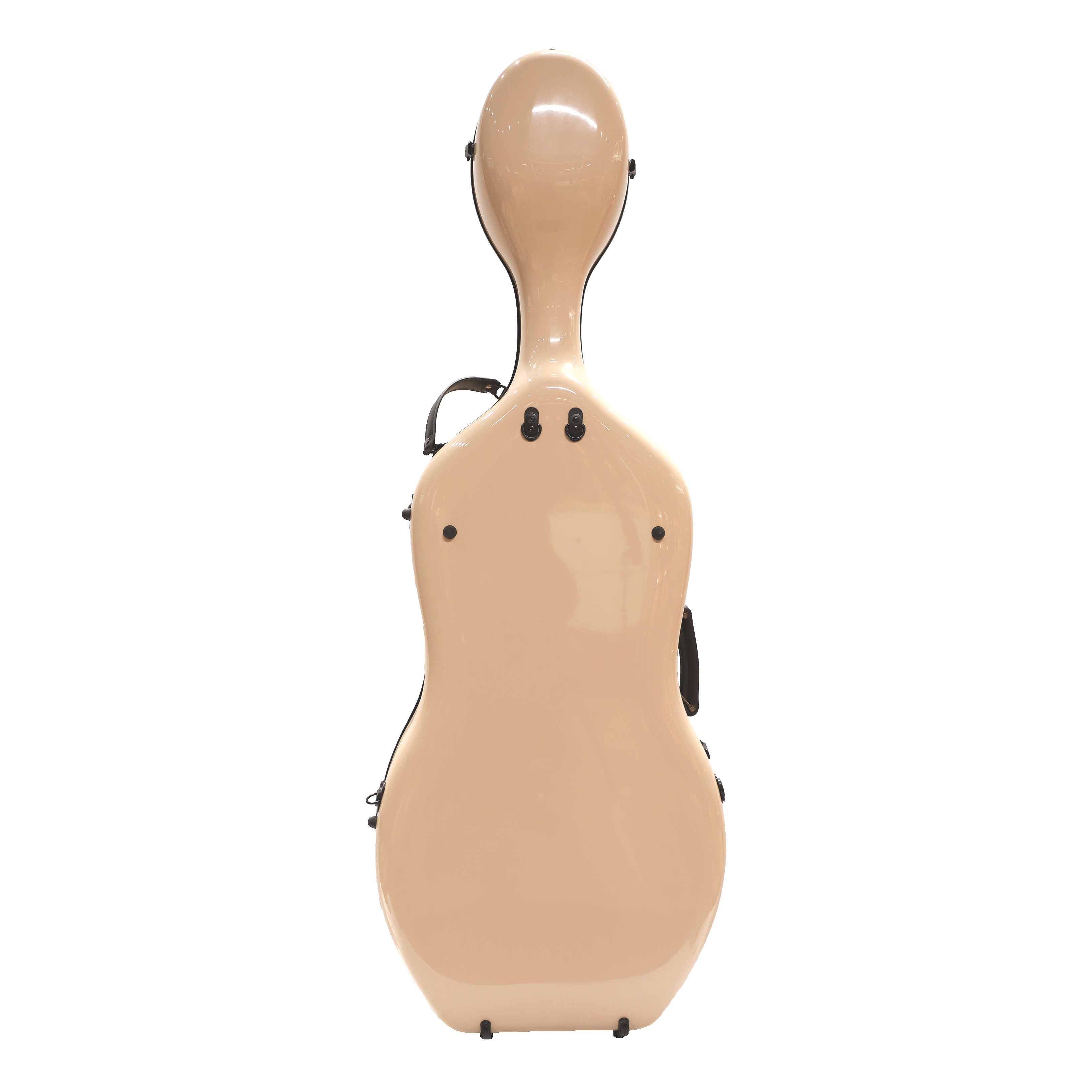 JML 3.3全碳纖維大提琴盒 亮面奶茶