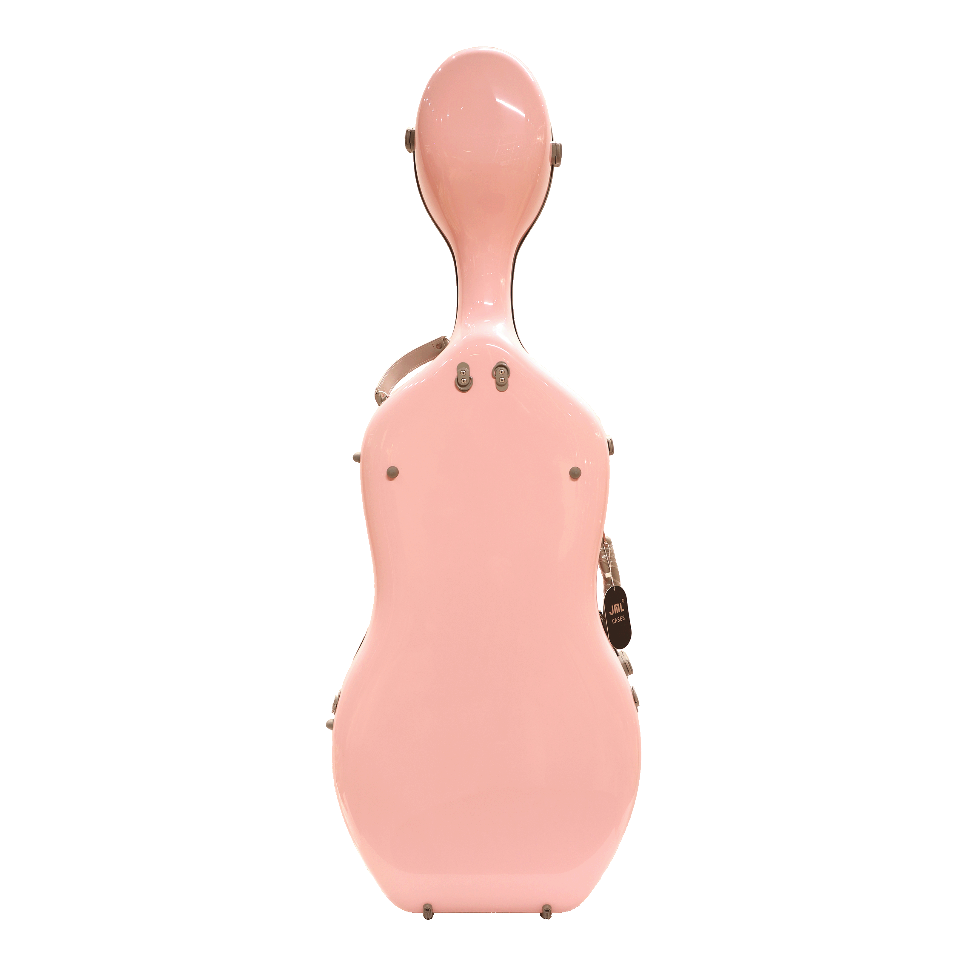 JML 2.6全碳纖維大提琴盒 亮面粉