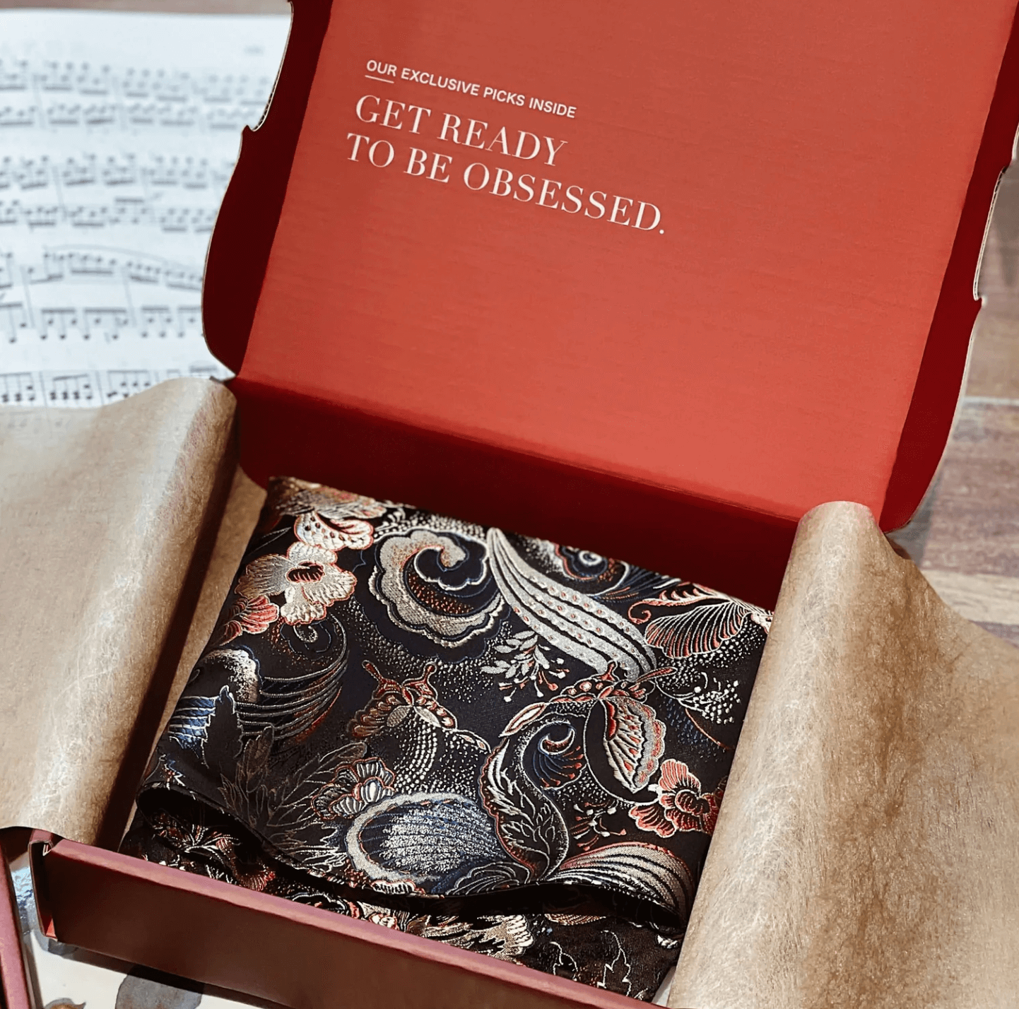 台灣我屋WoW 絲織錦緞小提琴袋-蝴蝶夫人