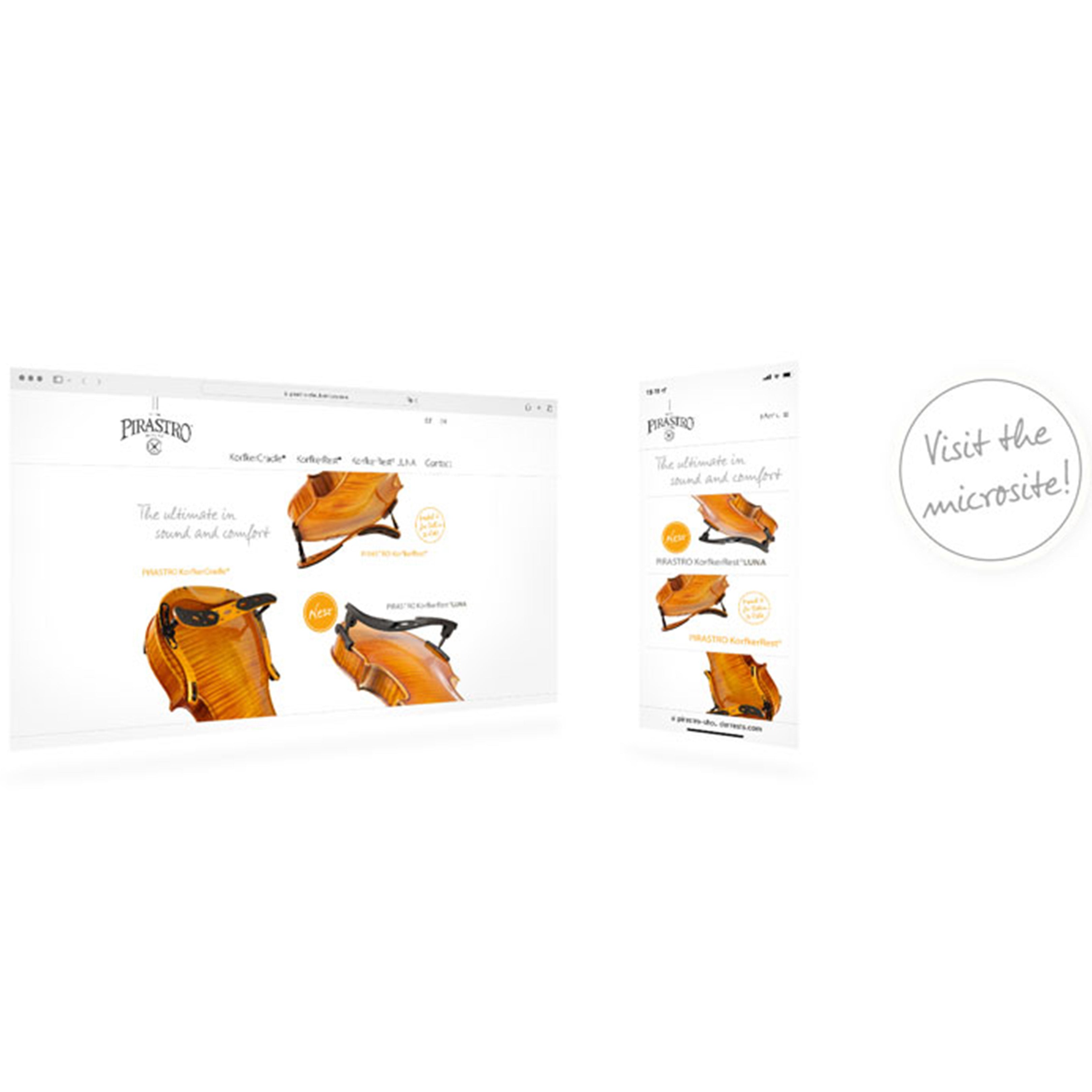 PIRASTRO KorfkerRest LUNA 中提琴肩墊