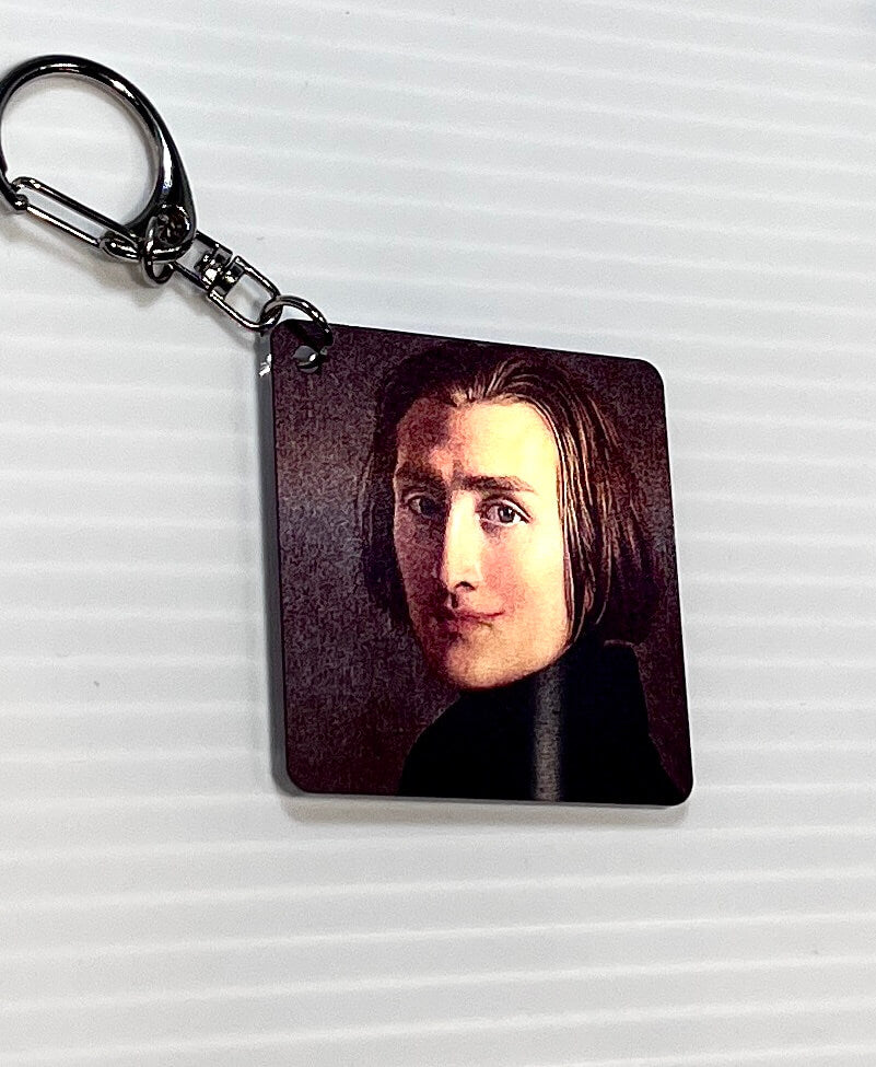 笑笑音樂家 × 3D 漸變幻影鑰匙圈吊飾