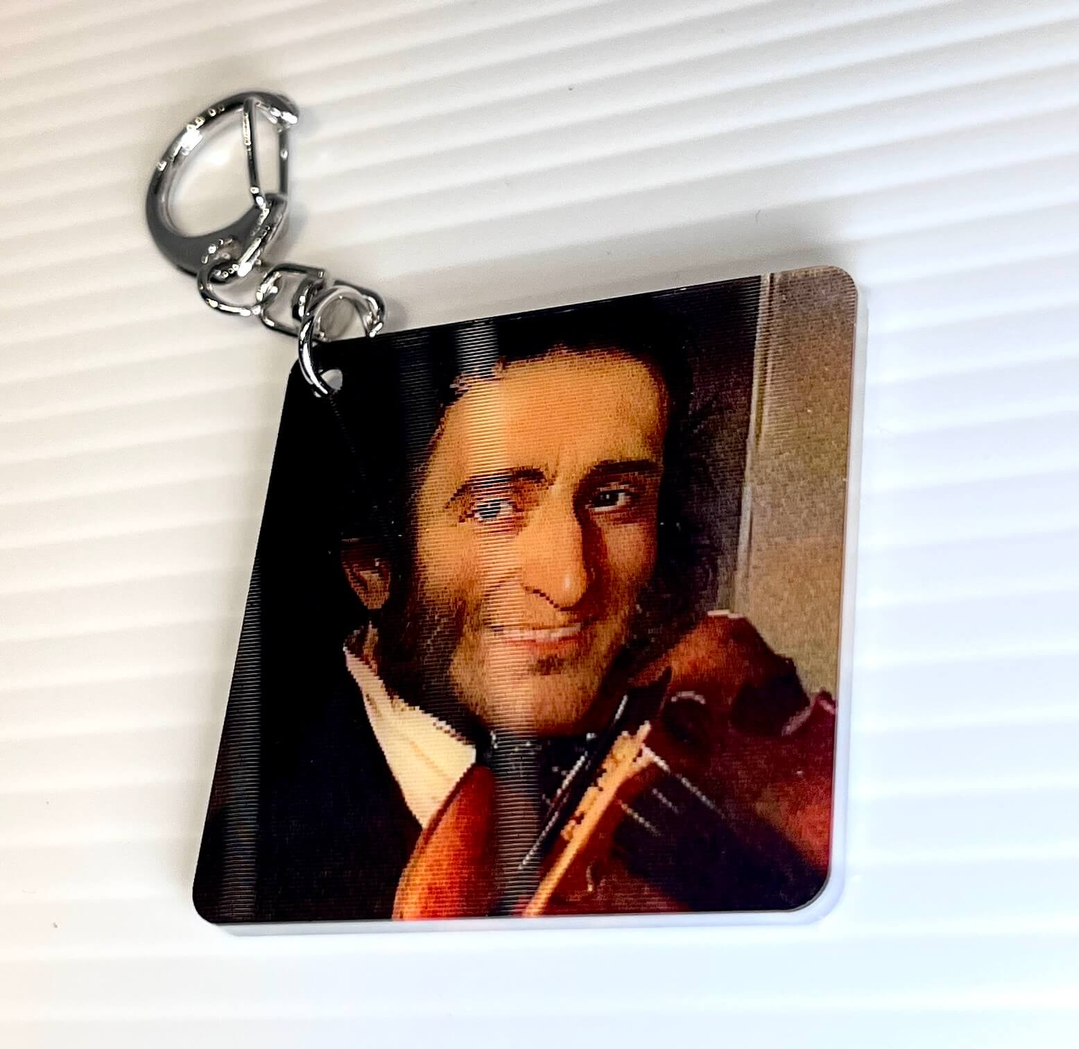 笑笑音樂家 × 3D 漸變幻影鑰匙圈吊飾