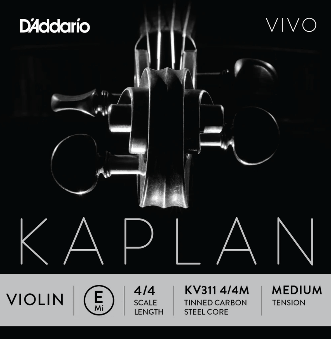 美國 D'Addario Kaplan 小提琴防哨/Amo/Vivo 單E弦