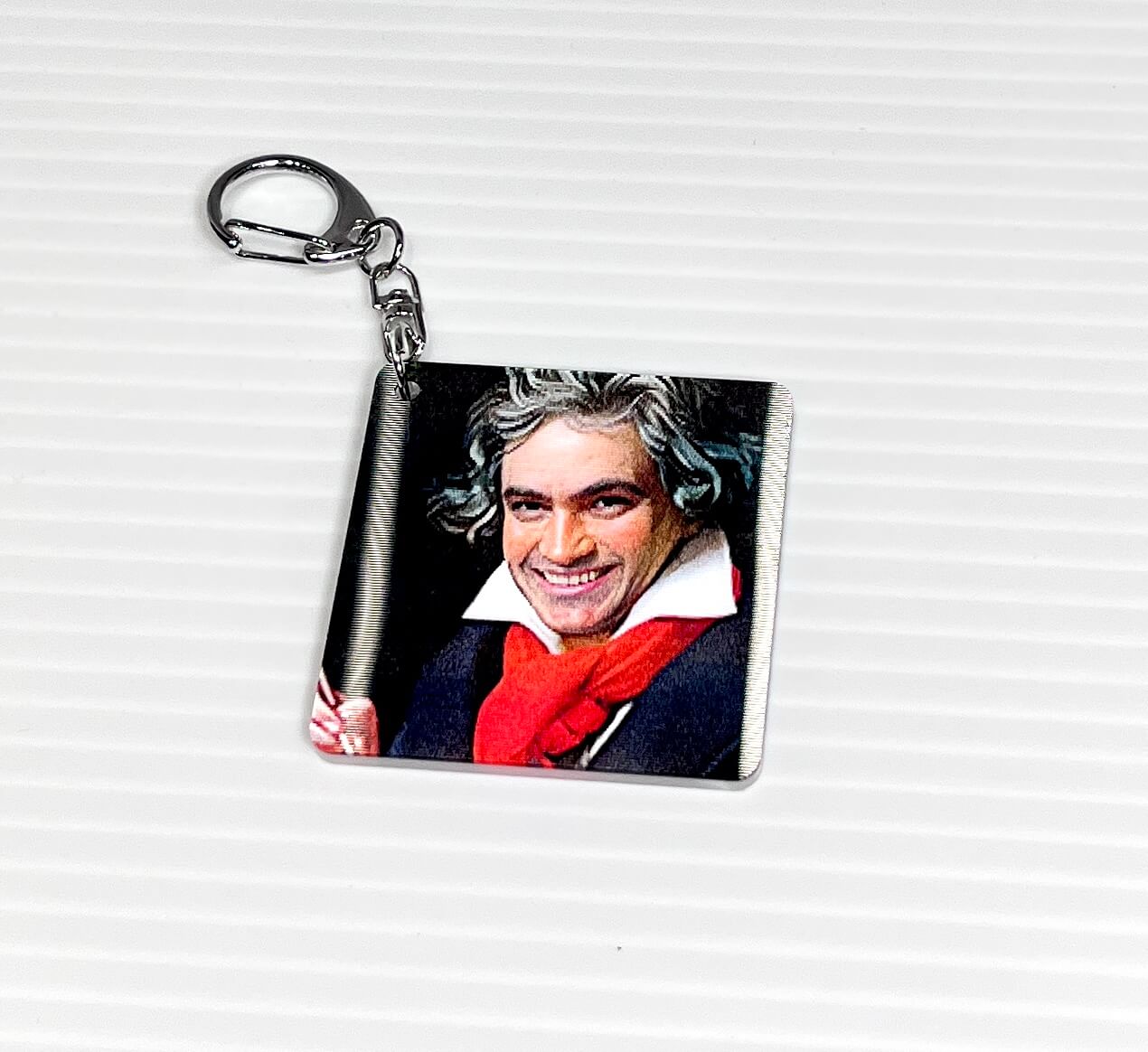 笑笑音樂家 × 3D 漸變幻影鑰匙圈吊飾